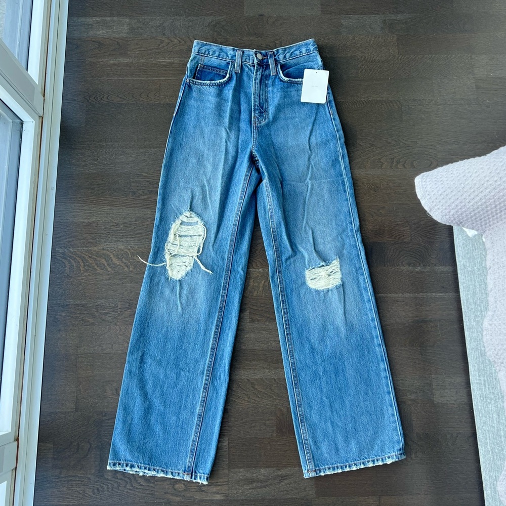 OAK + FORT Light Blue Denim